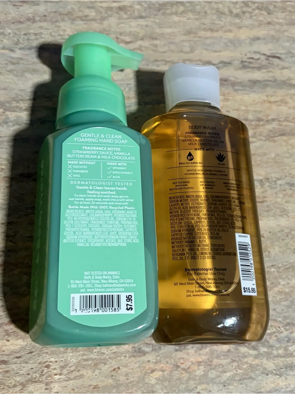 Bath & Body Works Neapolitan Ice Cream Shower Gel Foaming Hand Soap - Mint Green